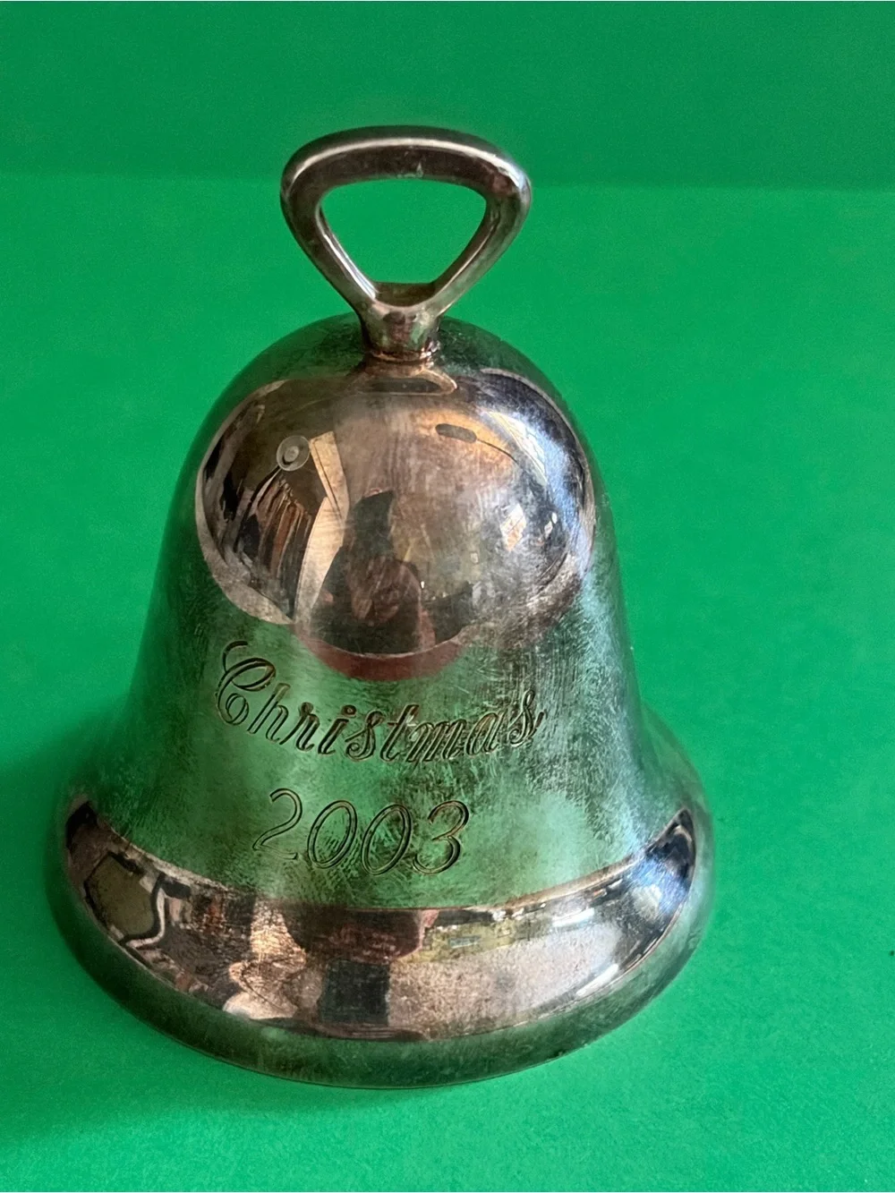 Reed & Barton Silver Plated Annual Christmas 2003 Bell Ornament